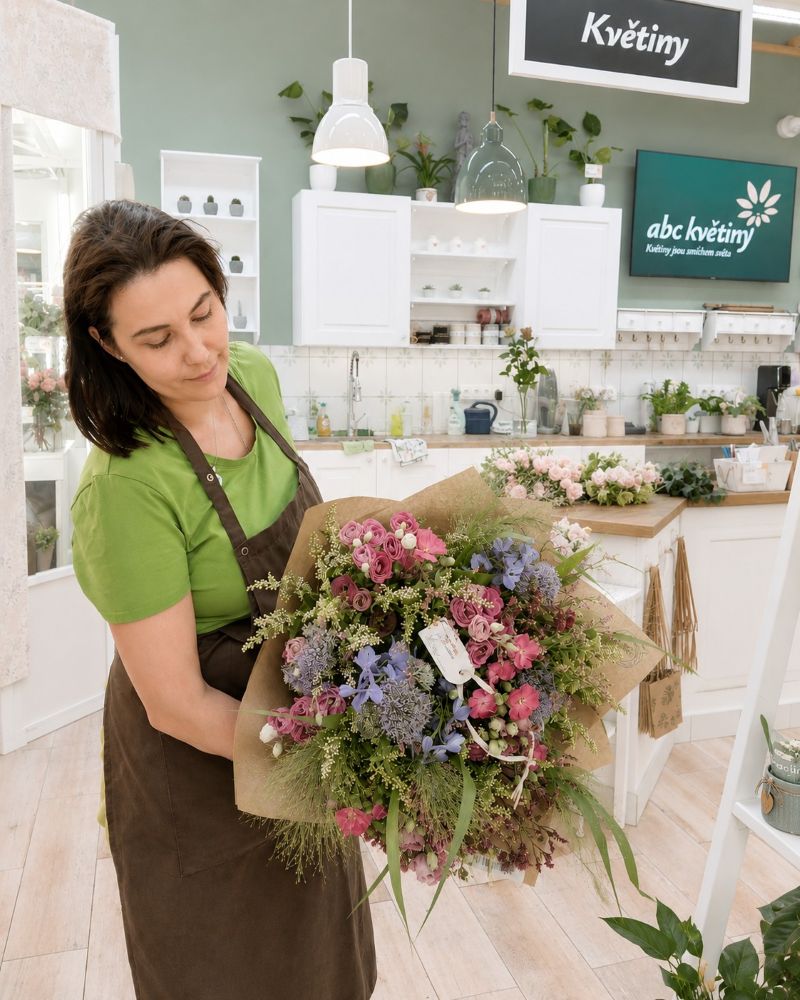 Lucka, floristka ABC Květiny